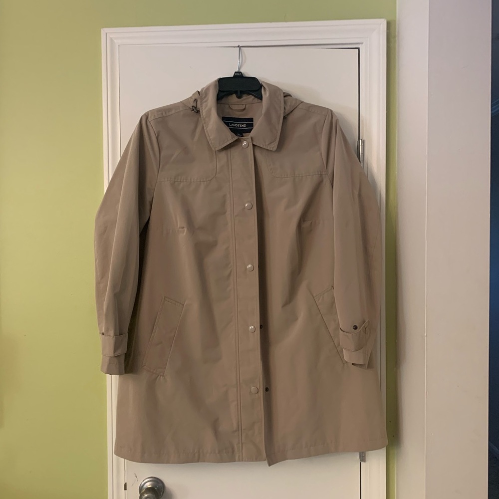 Lands End Raincoat 1X